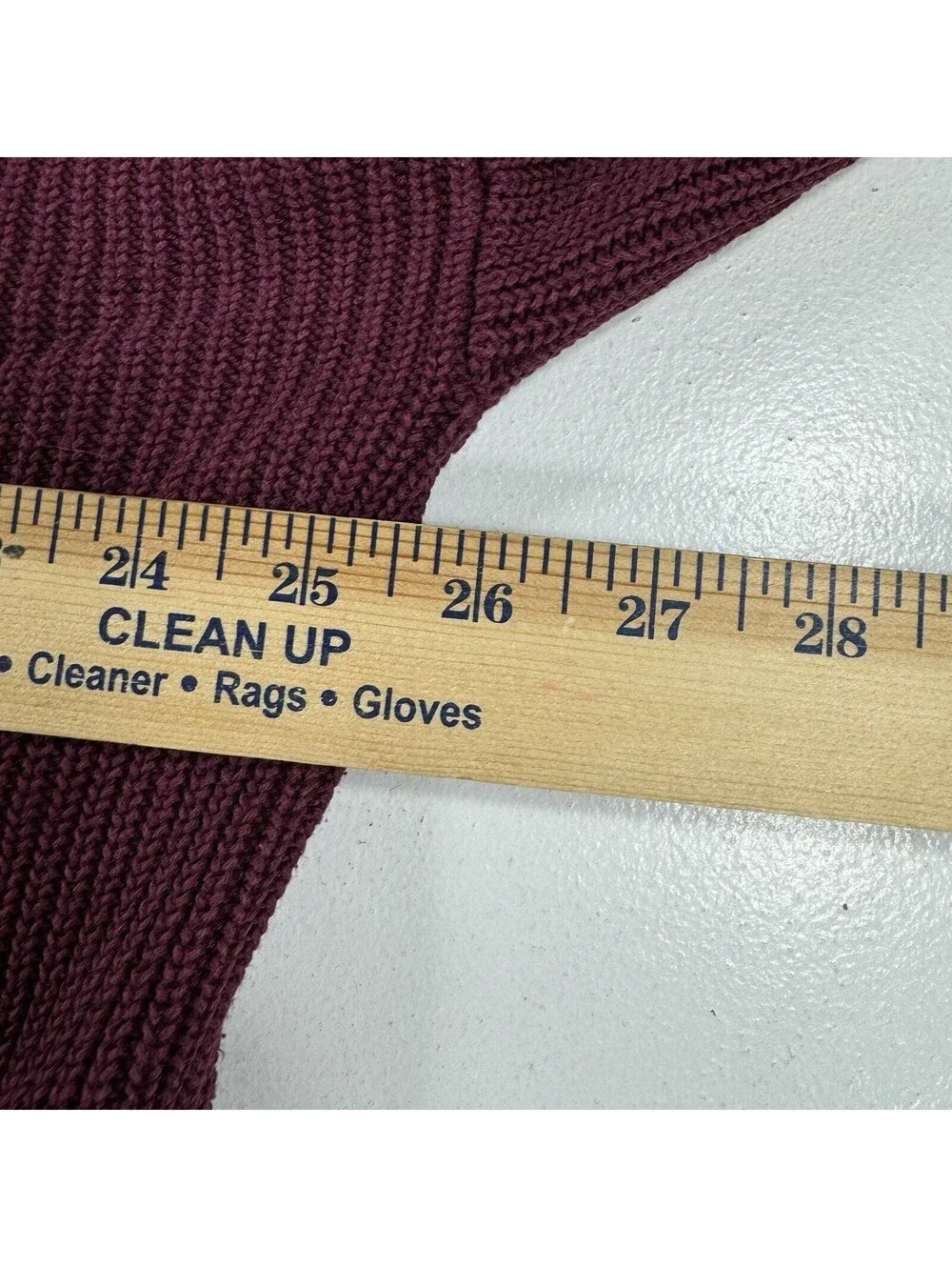 Banana Republic Crewneck Sweater Knit Maroon Red Men’s Size XL